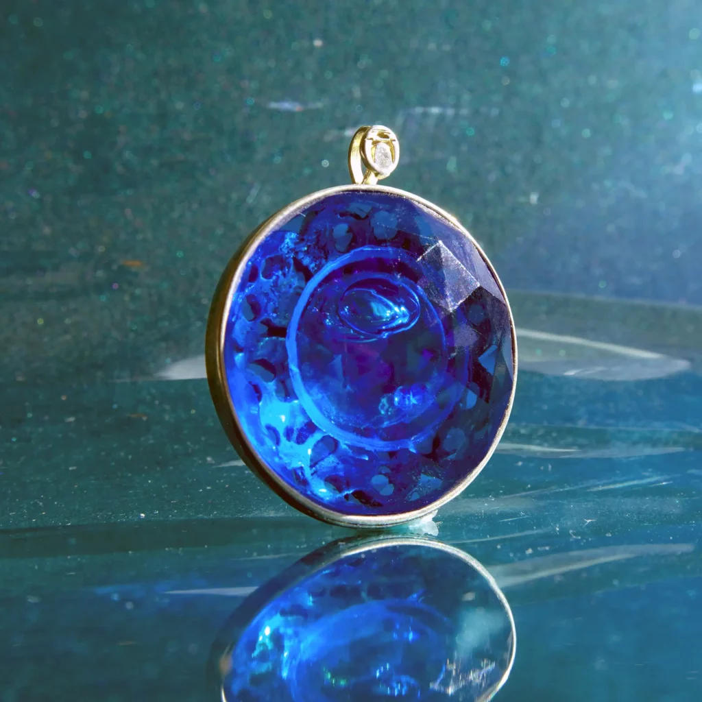 kék csillagkép kék gyémánttal spinellel 2