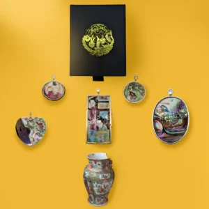 rose medalion szász