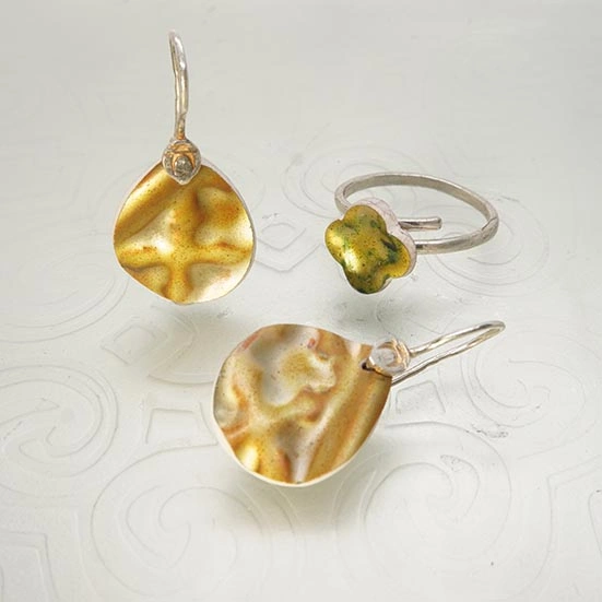 zsolnay eozin ékszer szett szász károly