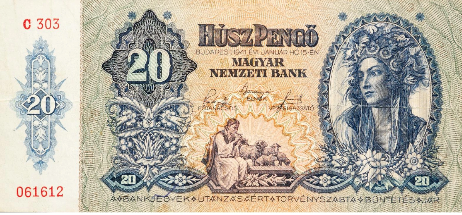 20 pengő